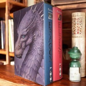Boxed set of Eragon and Eldest novels books I and II of the Inheritance series.